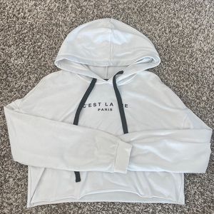 Shein cropped hoodie